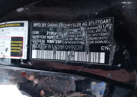 2008 Mercedes-Benz C 300 Luxury 4Matic/Sport 4Matic from USA, damaged, VIN WDDGF81X38F099239